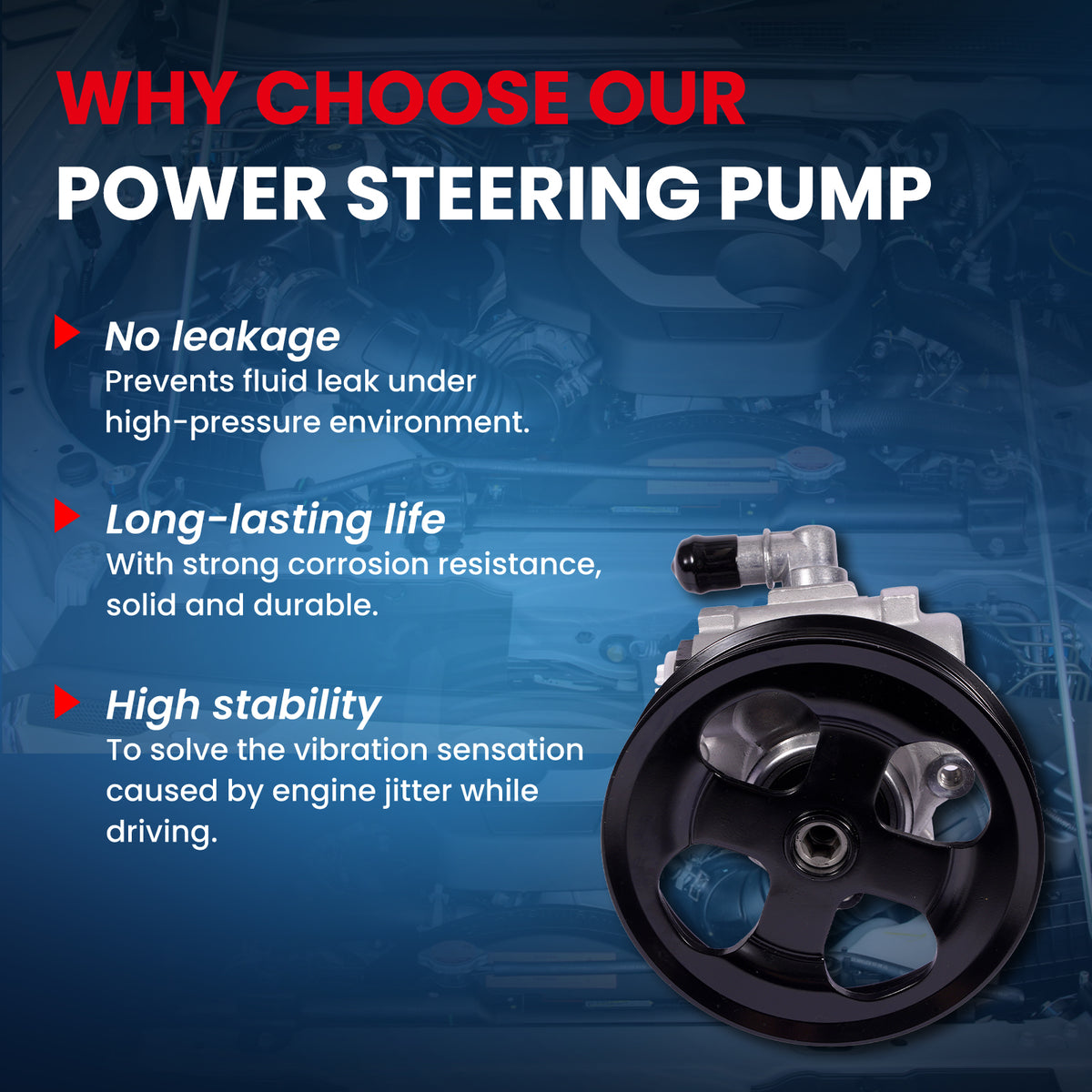 MOCA Power Steering Pump - PSP5352