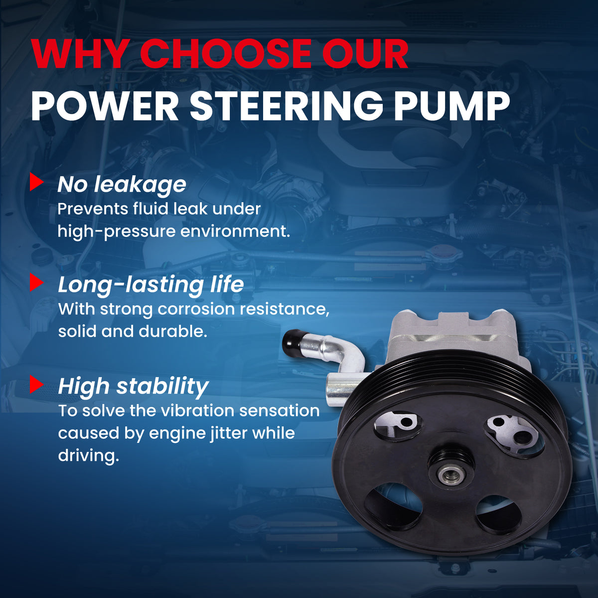 MOCA Power Steering Pump - PSP5412