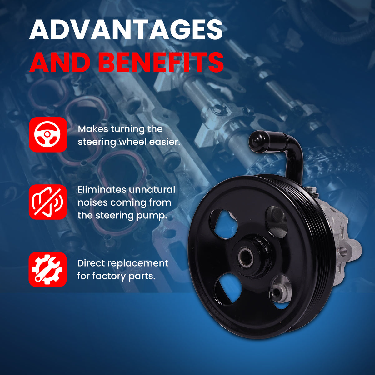 MOCA Power Steering Pump - PSP5476