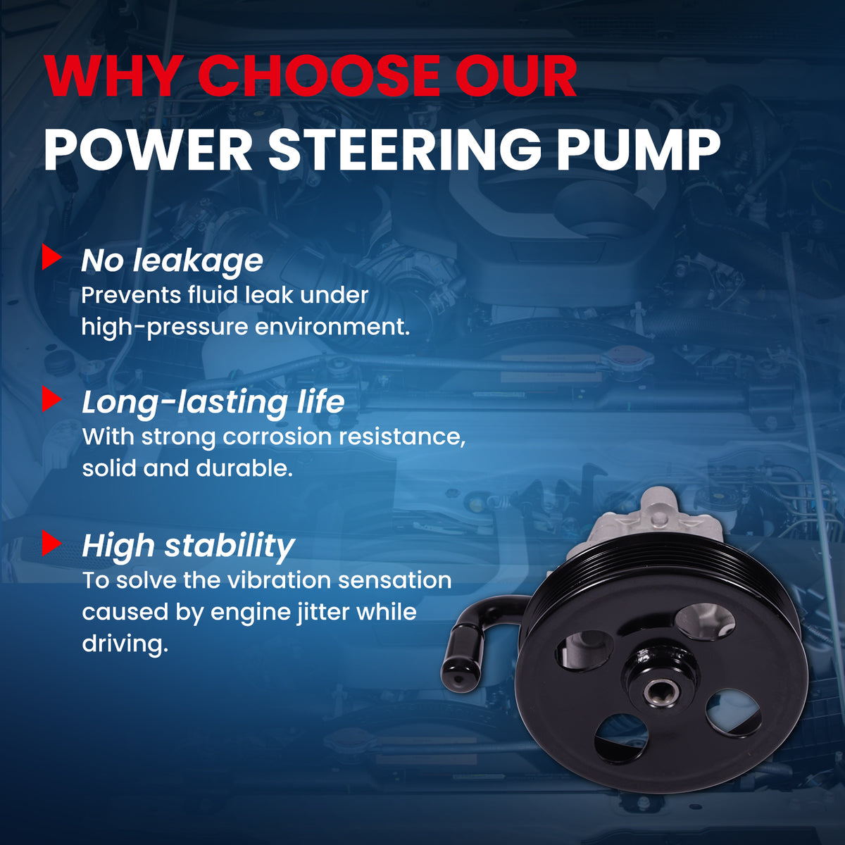 MOCA Power Steering Pump - PSP5476