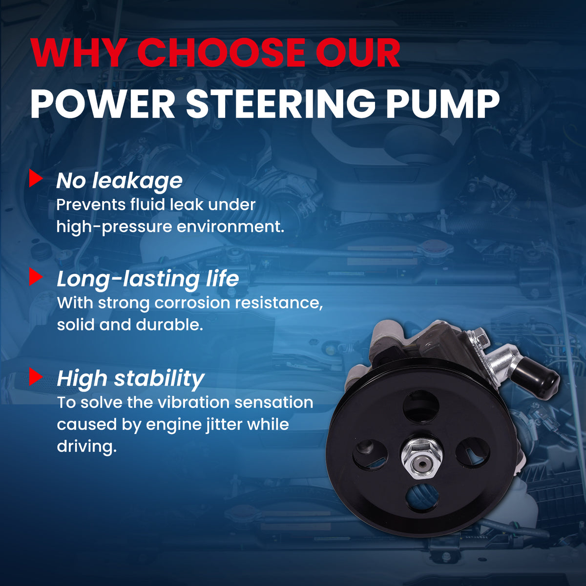 MOCA Power Steering Pump - PSP5876