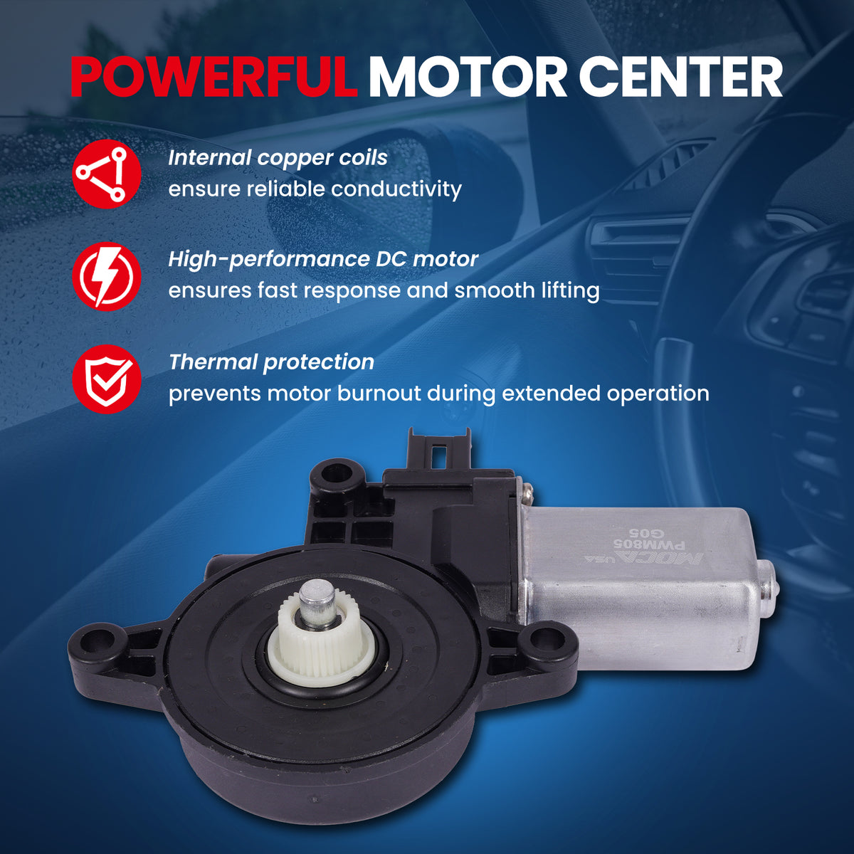 MOCA Window Motor - PWM805