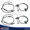 MOCA 4x Front & Rear Left Right ABS Wheel Speed Sensor for 2003-2008 Infiniti Fx35 & 2003-2008 Infiniti Fx45