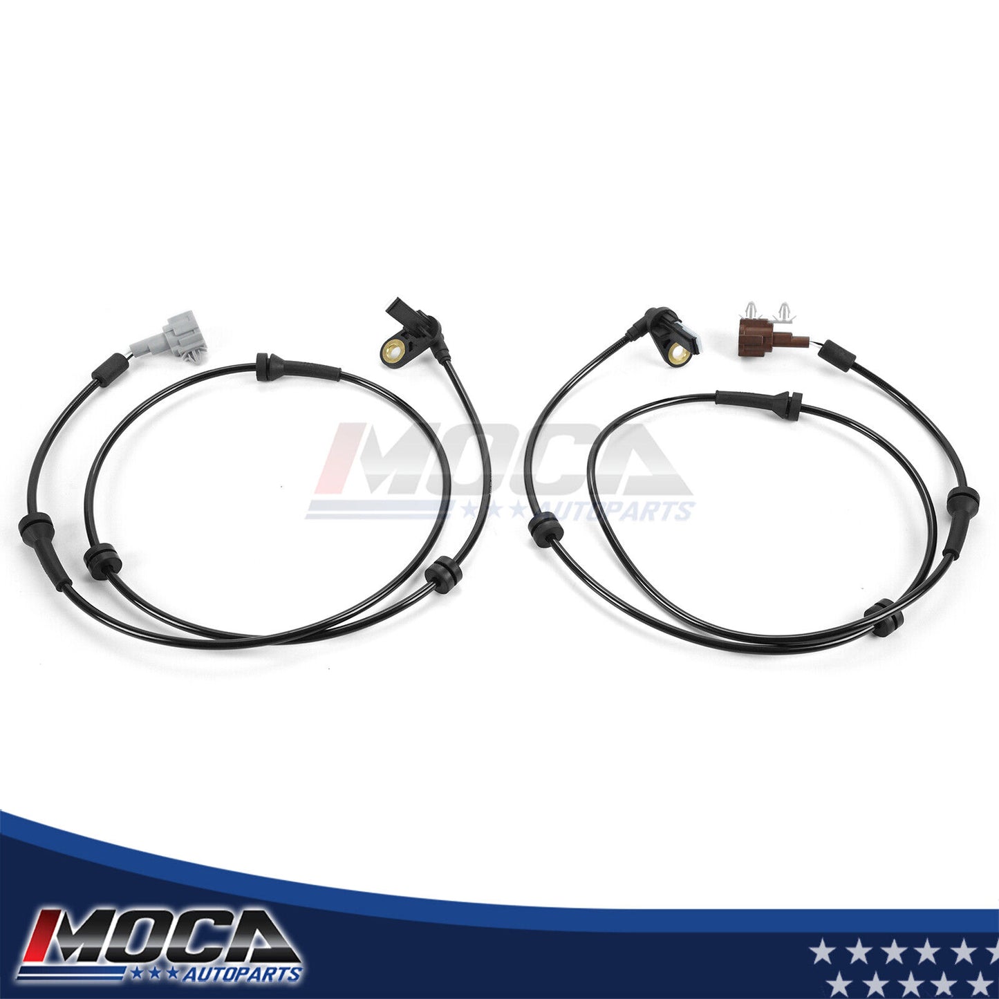 MOCA 2 PCS Rear Left Right ABS Wheel Speed Sensor for 2004-2012 Nissan Titan 5.6L