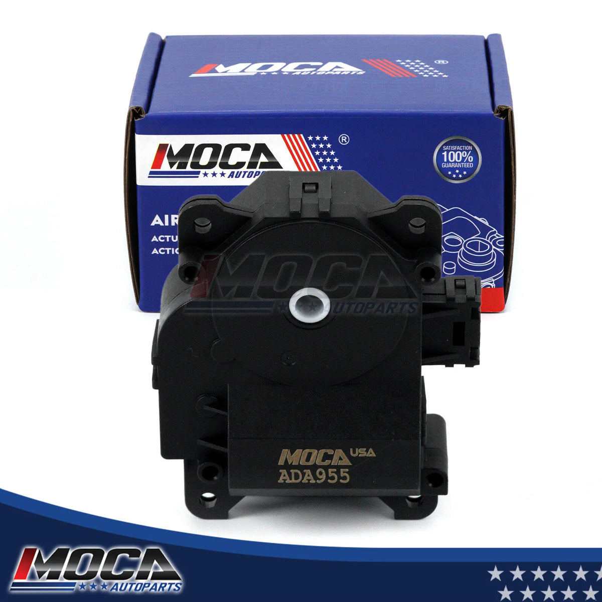 MOCA 604-955 Actuador de puerta de mezcla de aire del calentador HVAC. Compatible con Toyota Sienna V6 3.3L 2004-2006 y Toyota Sienna V6 3.5L 2007-2010.