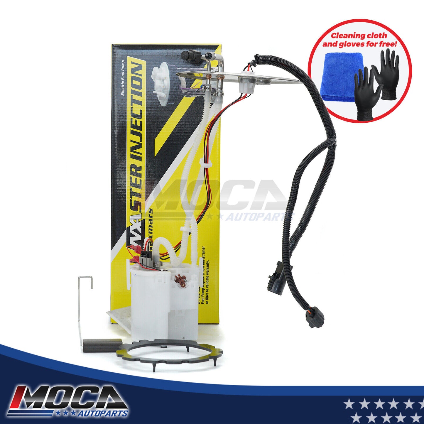 Electric Fuel Pump Module Assembly Fit for 2005-2007 Ford F-350 F-450 F-550 Super Duty 5.4L 6.8L Rear Tank