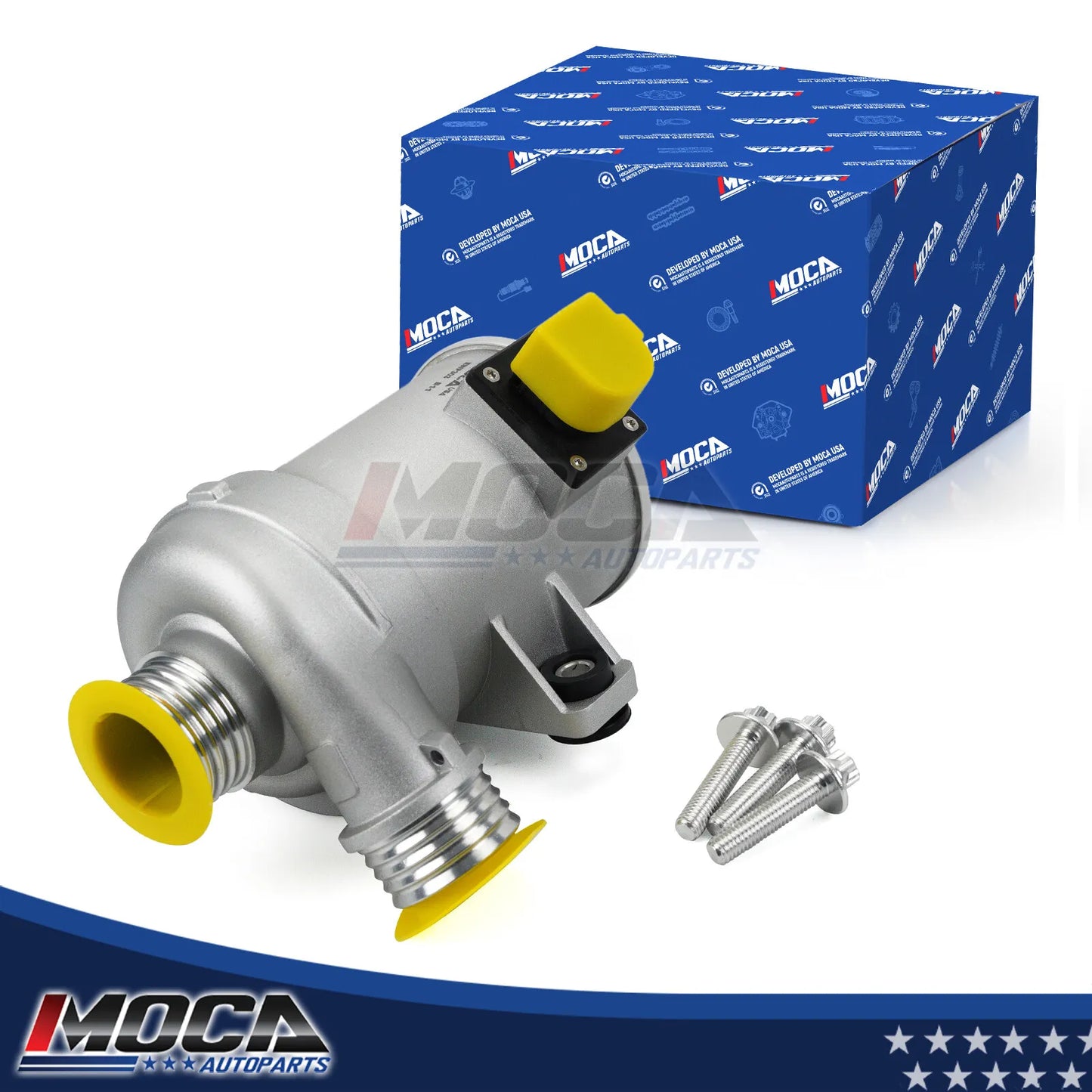 MOCA Electric Engine Water Pump Fit for 2012-2016 BMW 328i 528i Z4 2.0L & 2013-2017 BMW X3 2.0L