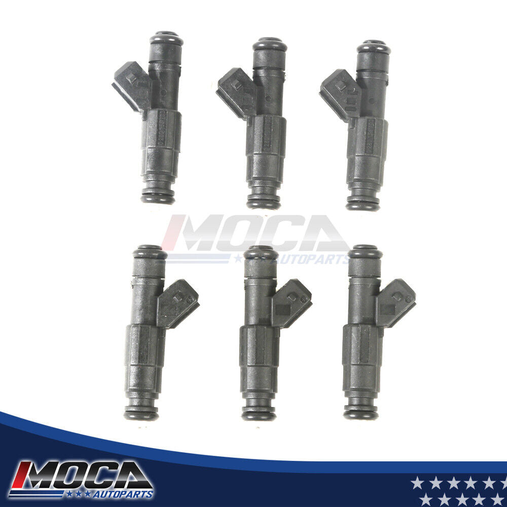 MOCA 6pcs Fuel Injectors Set Fit for 1991-1998 Jeep Cherokee Wrangler 4.0L 2.5L 3.2L