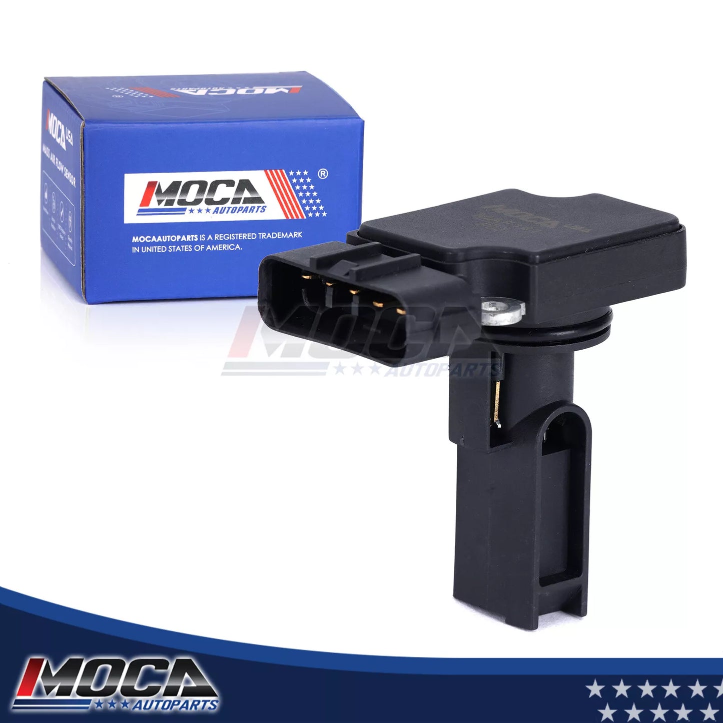 Sensor de flujo de aire masivo MOCA compatible con Chevrolet Express 2500 3500 V8 6.6L 2006-2007 y Chevrolet Silverado 2500 HD V8 6.6L 2001-2006 y GMC Sierra 3500 V8 6.6L 2001-2006