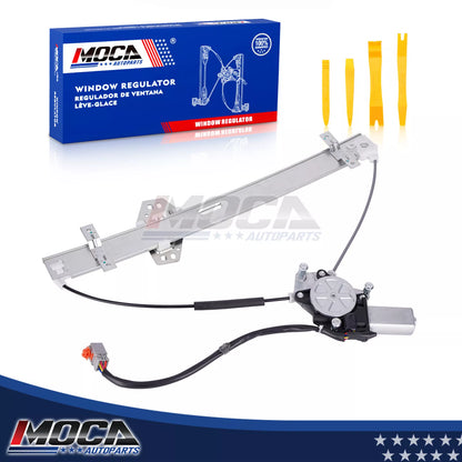 Elevalunas eléctrico delantero izquierdo MOCA con motor compatible con Honda Pilot 2003-2008