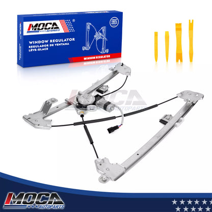 Elevalunas eléctrico delantero izquierdo MOCA con motor compatible con Ford F-150 2005-2008 y Lincoln Mark LT 2006-2008