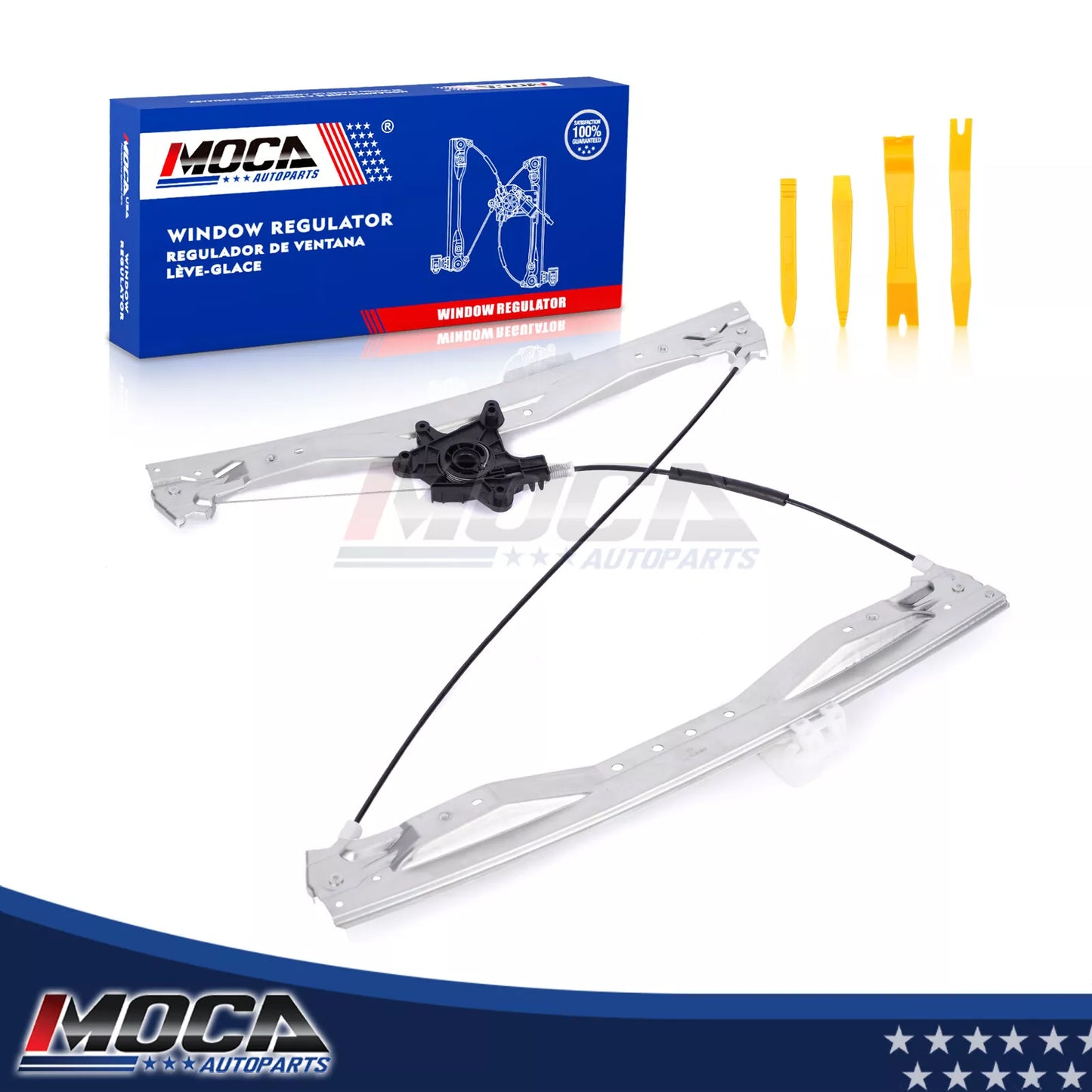 Elevalunas eléctrico delantero izquierdo MOCA compatible con Chrysler Town &amp; Country (2008-2016) y Volkswagen Routan (2009-2014)