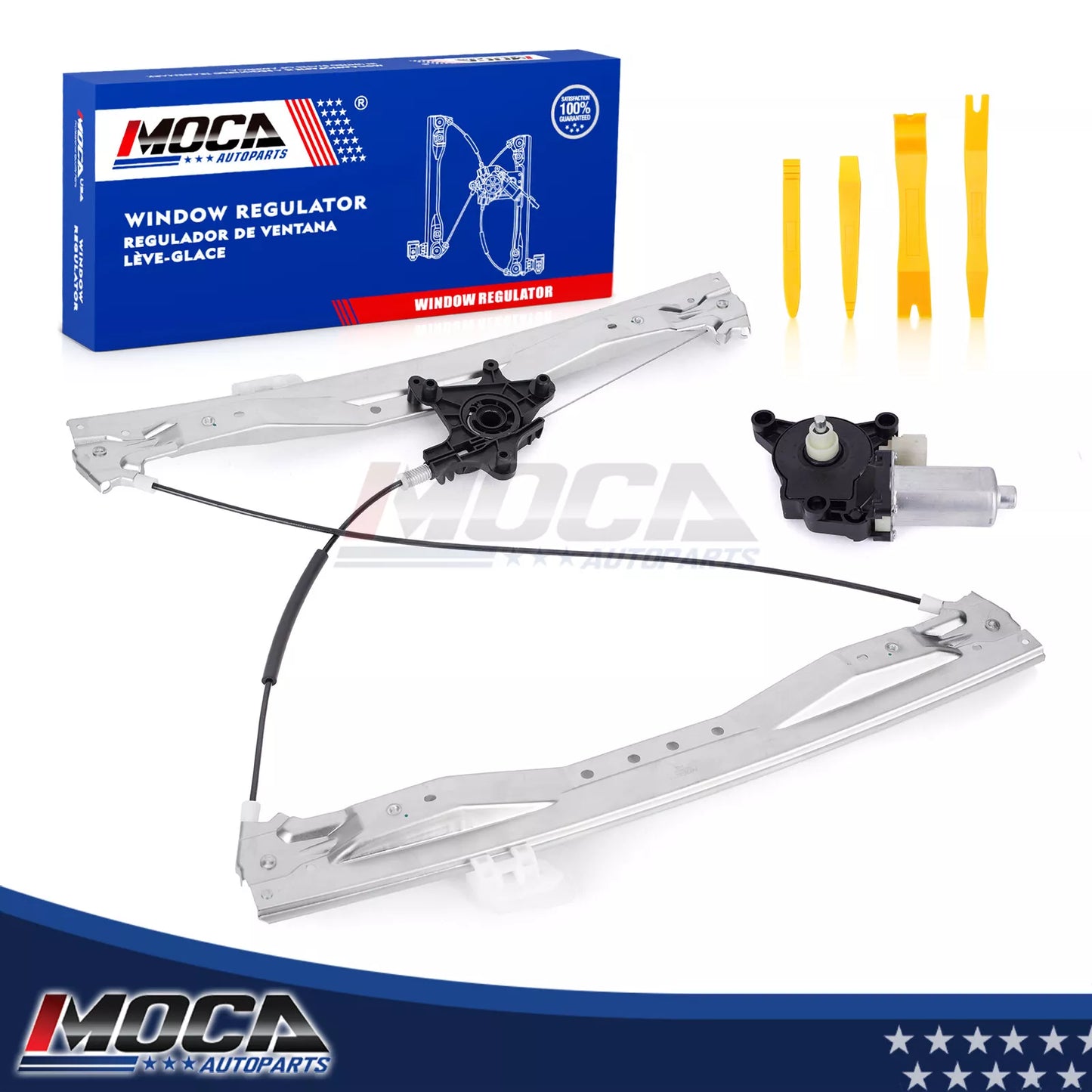 Elevalunas eléctrico delantero derecho MOCA con motor de 6 pines, compatible con Chrysler Town &amp; Country 2008-2016 y Dodge Grand Caravan 2008-2020