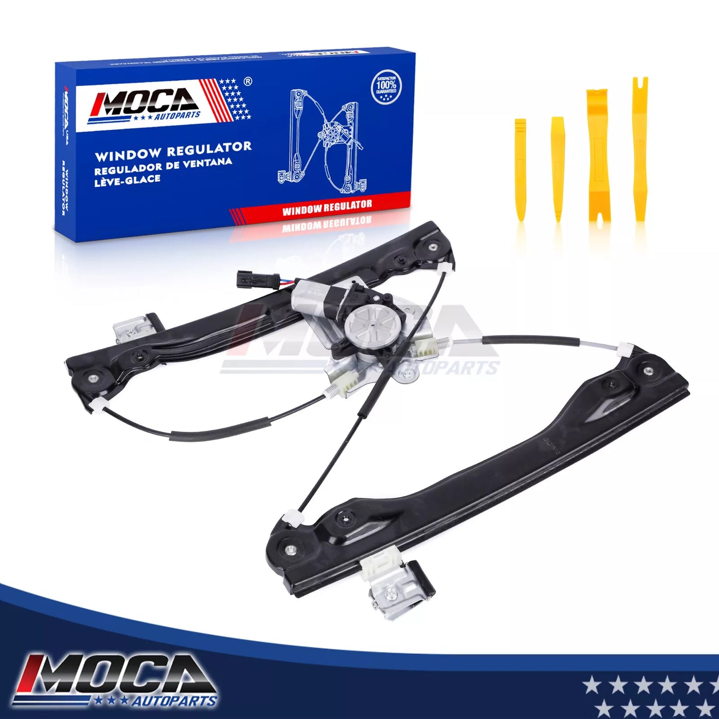 Elevalunas eléctrico delantero derecho MOCA con motor compatible con Chevrolet Cruze 2012-2015 y Chevrolet Cruze Limited 2016