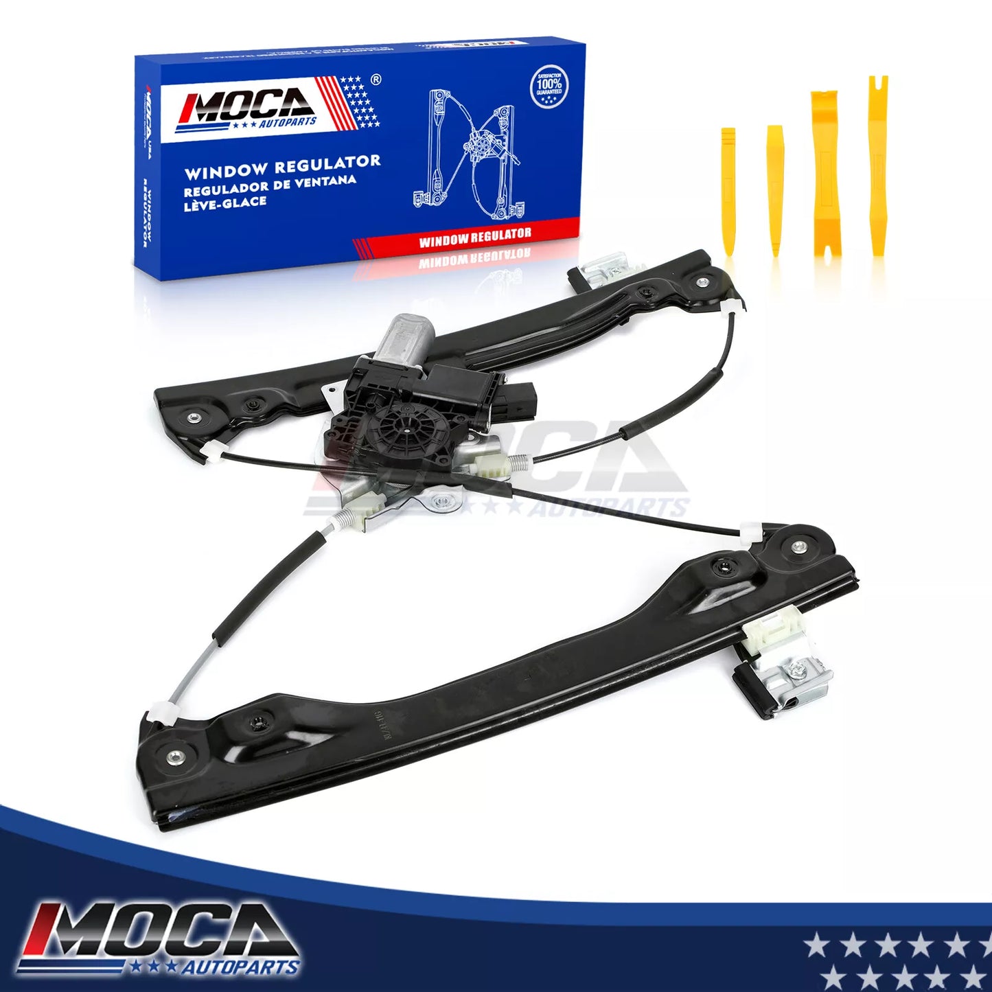 Elevalunas eléctrico delantero izquierdo MOCA con motor compatible con Chevrolet Cruze 2011-2015 y Chevrolet Cruze Limited 2016