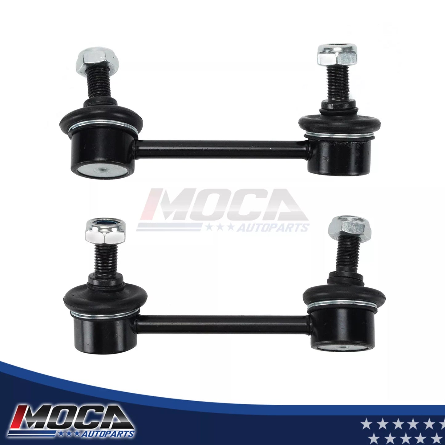 MOCA 2Pcs Rear Stabilizer Sway Bar Link Kit Fit for 01-03 Toyota RAV4 L4 2.0L & 04-05 Toyota RAV4 L4 2.4L