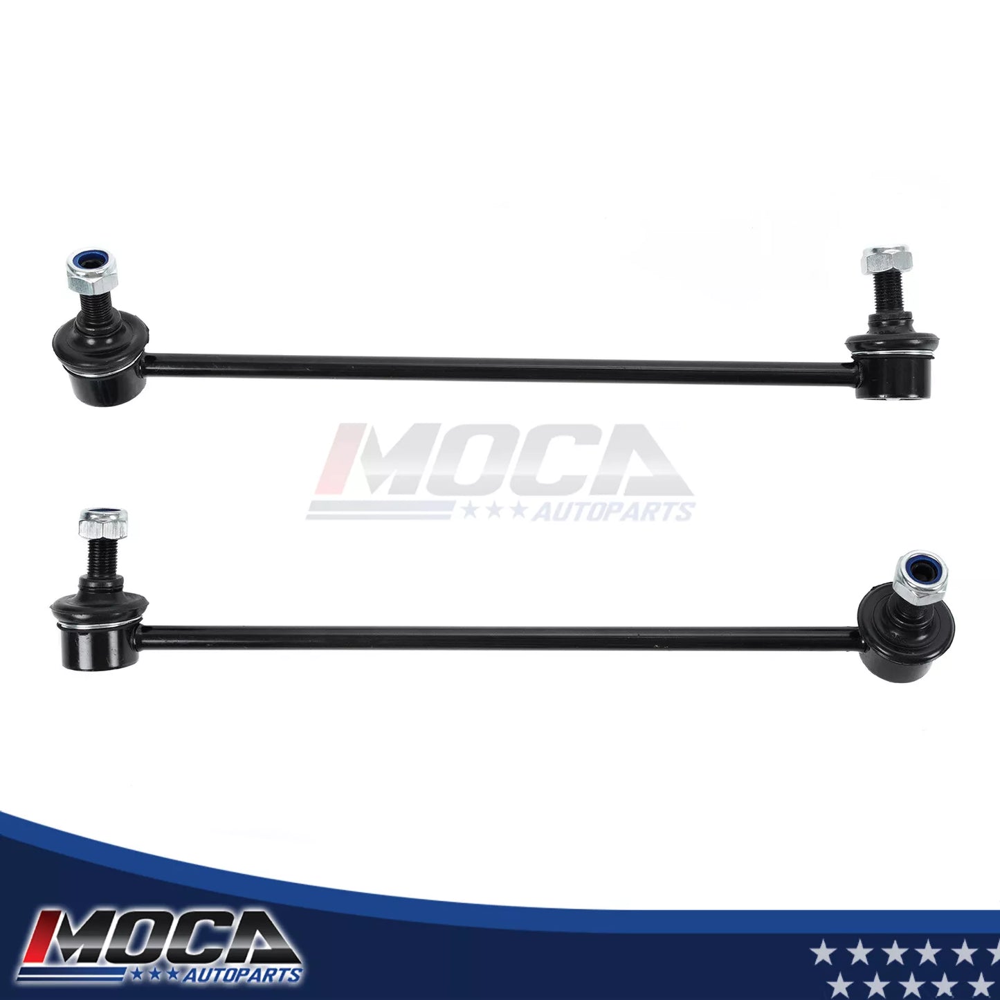 MOCA 2Pcs Front Sway Bar End Link Kit Fit for 2007-2009 Hyundai Entourage V6 3.8L & 2006-2010 Kia Sedona V6 3.8L