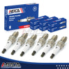 MOCA 6PCS Spark Plugs Fit for 1992-1993 Acura Integra 1.7L & 2002-2006 Audi A4 Quattro 3.0L & 2001-2006 BMW 325Ci 2.5L & 2004-2007 Chevrolet Optra 2.0L & 1999-2005 Volvo S80 2.9L