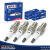 MOCA 4PCS Spark Plugs Fit for 1998-2002 Chevrolet Prizm 1.8L & 2001-2005 Dodge Stratus 2.4L & 1995-2003 Hyundai Accent 1.5L & 2006-2011 Kia Rio5 1.6L & 1993-2002 Mitsubishi Mirage 1.8L