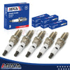 MOCA 5PCS Spark Plugs Fit for 2009-2014 Volkswagen Beetle 2.5L & 2012-2014 Volkswagen Passat 2.5L