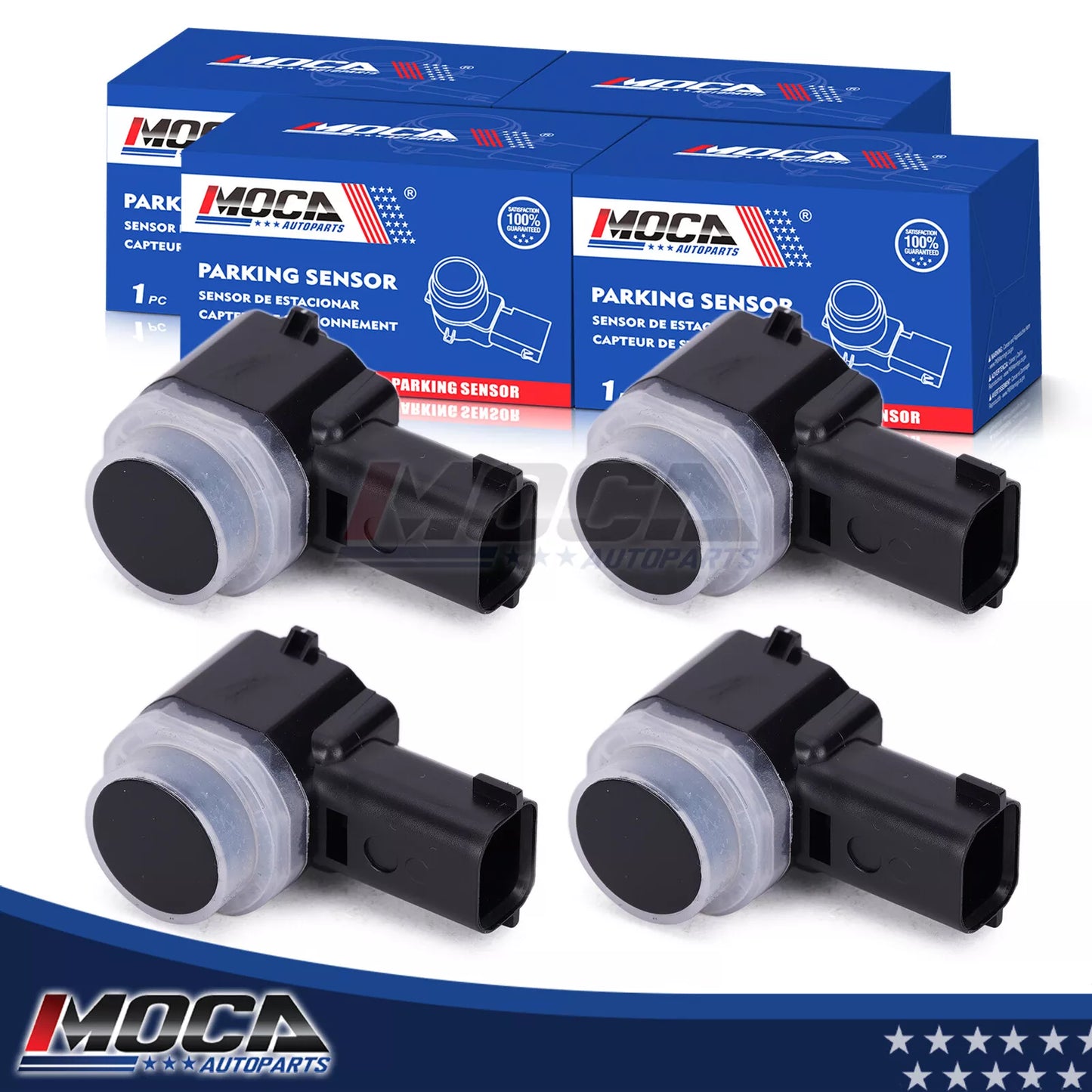 MOCA 4Pcs Parking Aid Sensor Fit for 2015-2020 Ford F-150 & 2015-2020 Ford F-250 F-350 F-450 F-550 Super Duty