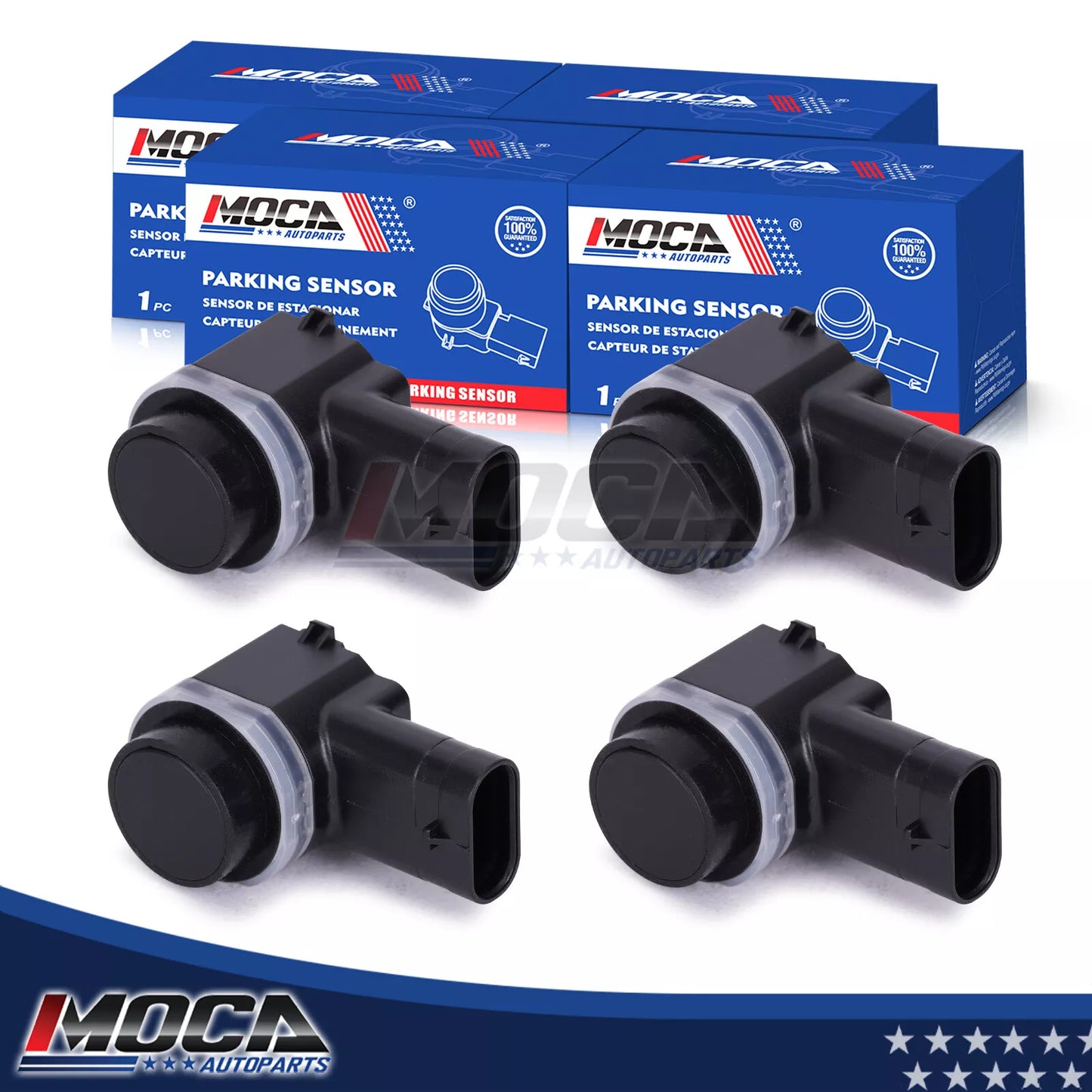 MOCA 4Pcs Parking Aid Sensor Fit for 2013-2016 Ford Escape & 2015-2017 Ford Transit-150 Transit-250 Transit-350
