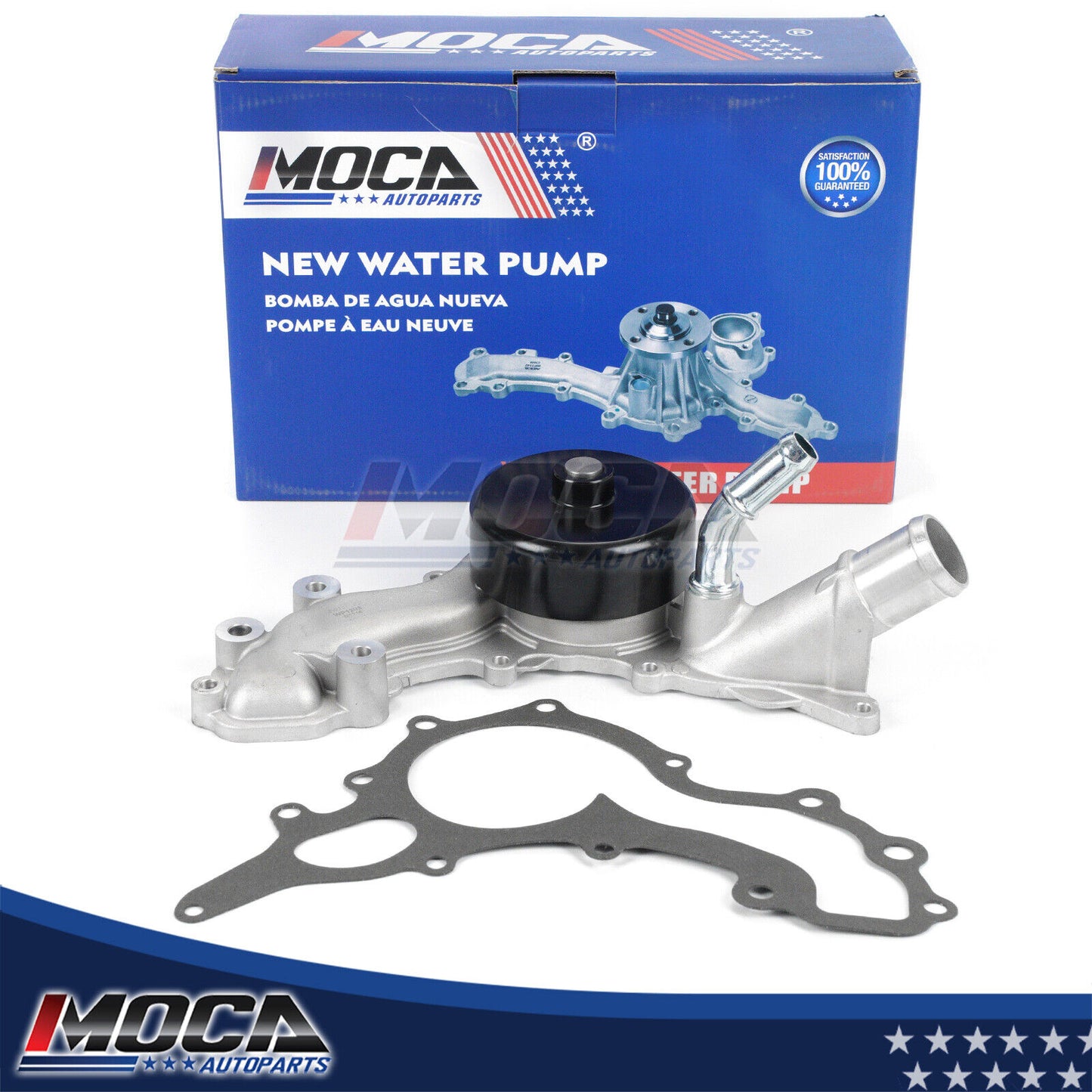 Bomba de agua MOCA compatible con Chrysler 300 3.6L (2011-2022), Dodge Challenger 3.6L (2011-2022) y Ram ProMaster 1500 3.6L (2014-2021)