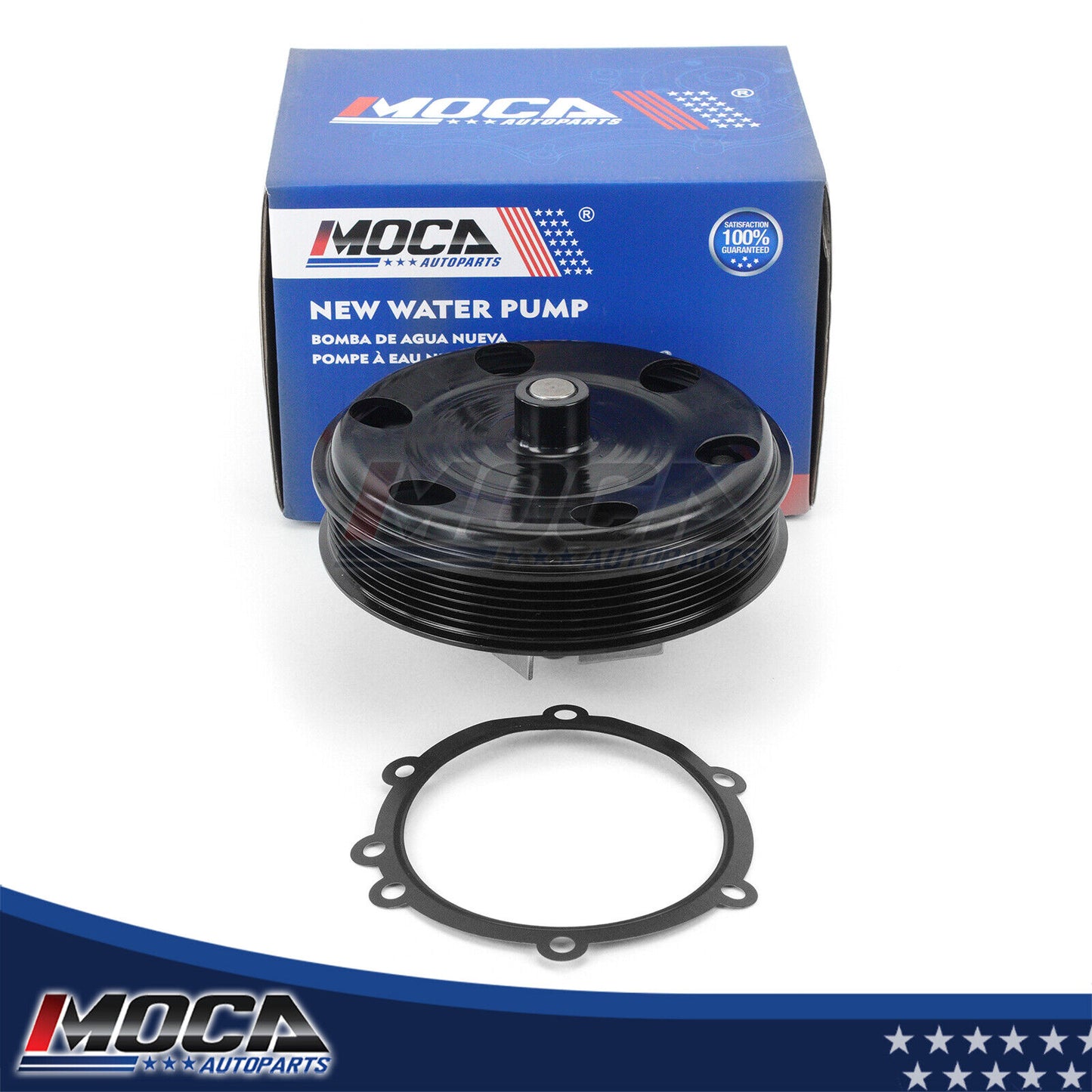 Bomba de agua MOCA compatible con Cadillac Escalade 6.2L 2015-2020 y Chevrolet Cheyenne 5.3L 2014-2020 y GMC Yukon 5.3L 2015-2020