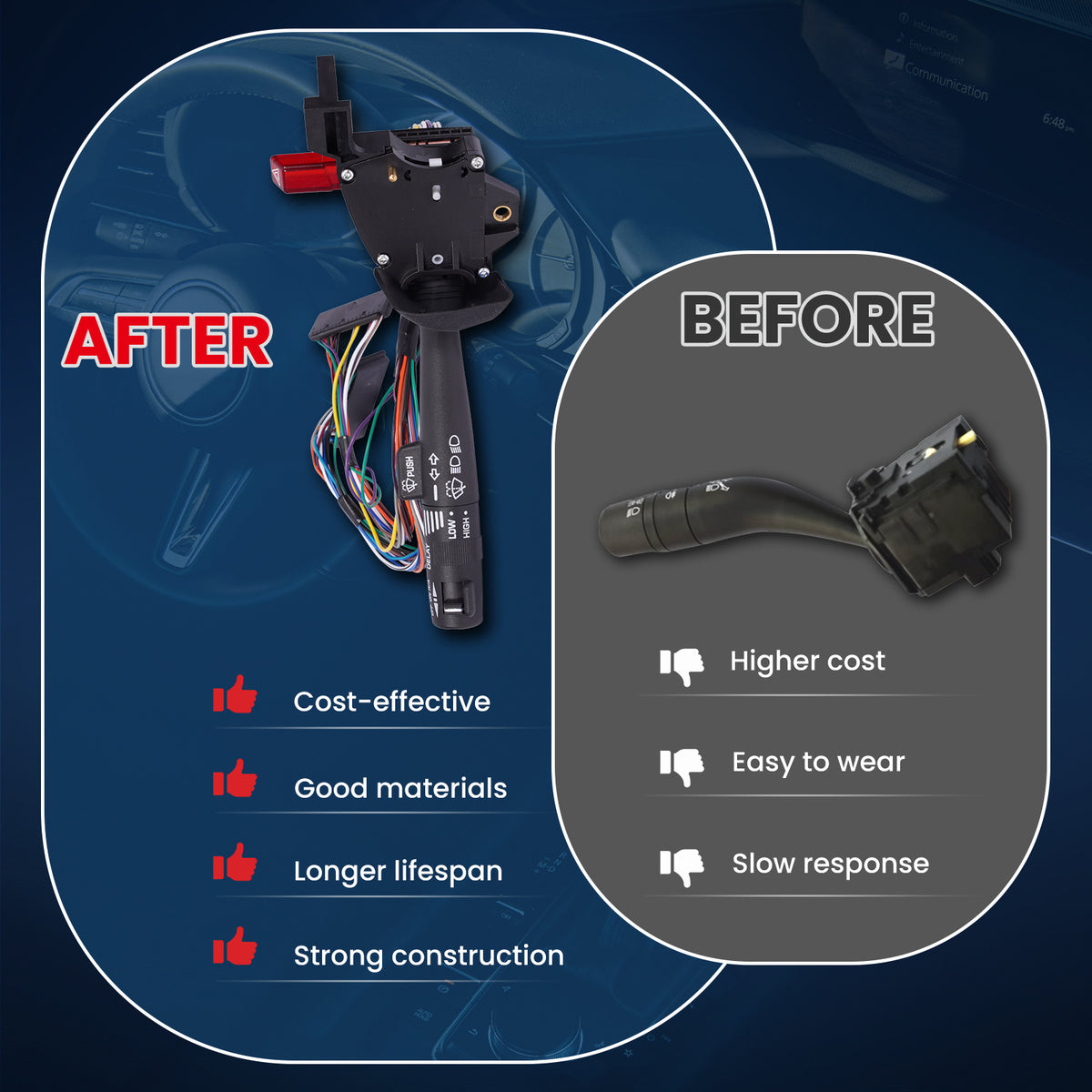 MOCA Turn Signal Switch - SCB698