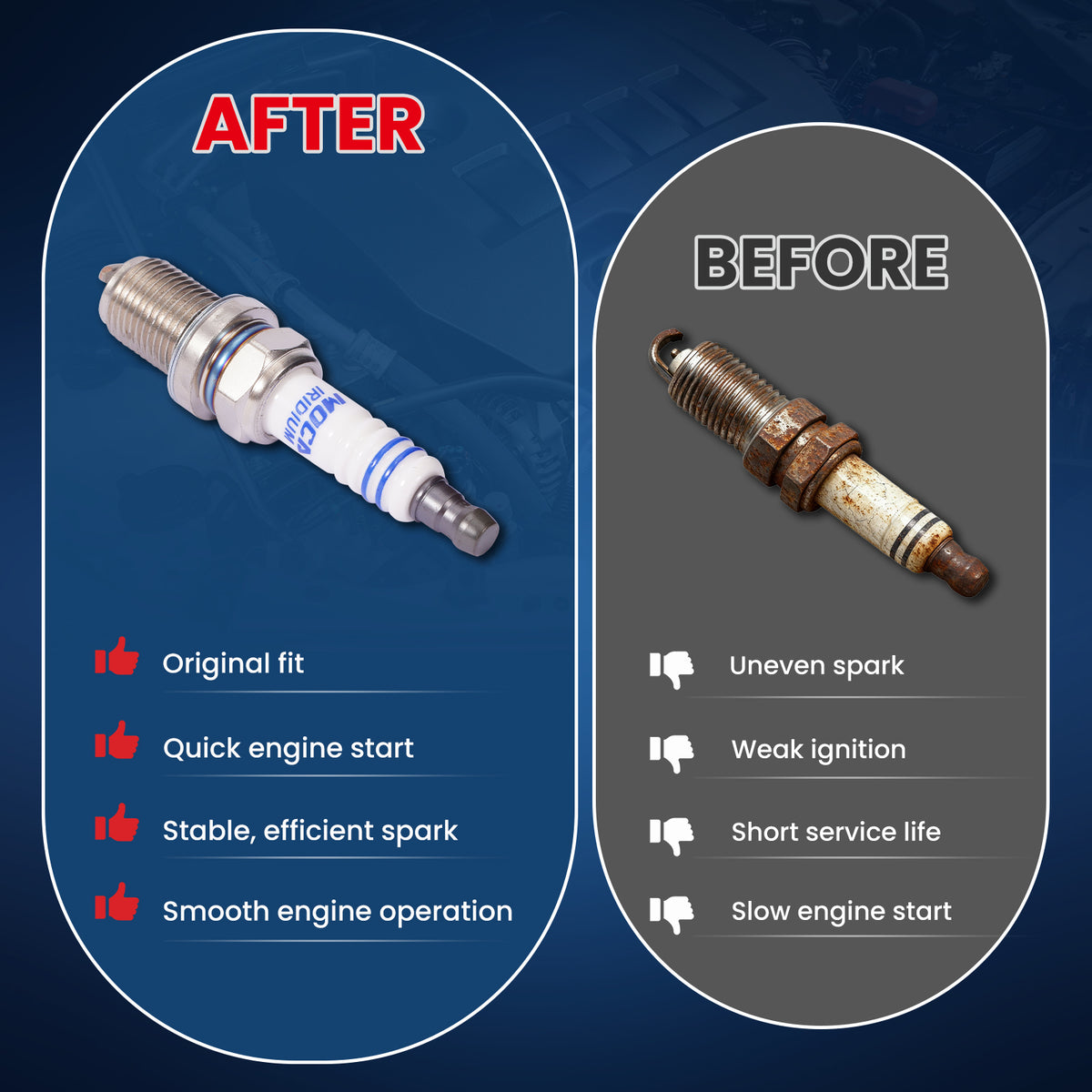 MOCA Spark Plugs - SP6124