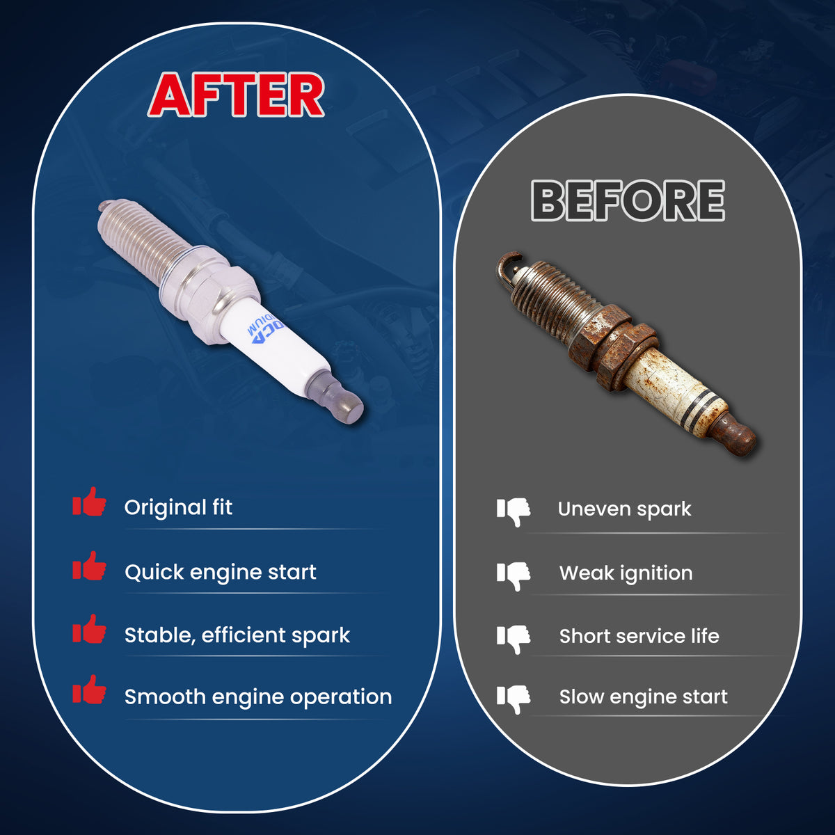 MOCA Spark Plugs - SP6216