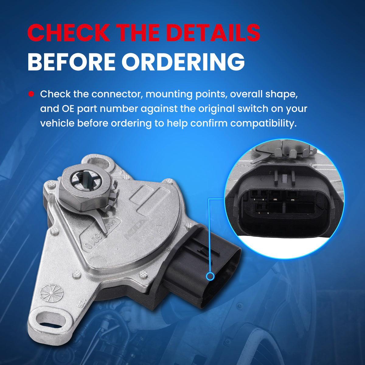 MOCA Neutral Safety Switch - SWC4873