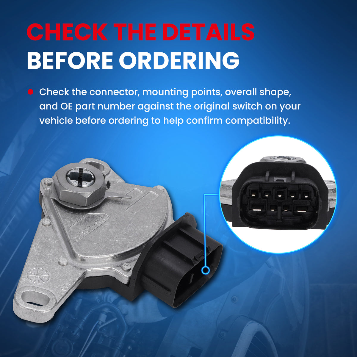 MOCA Neutral Safety Switch - SWC4877