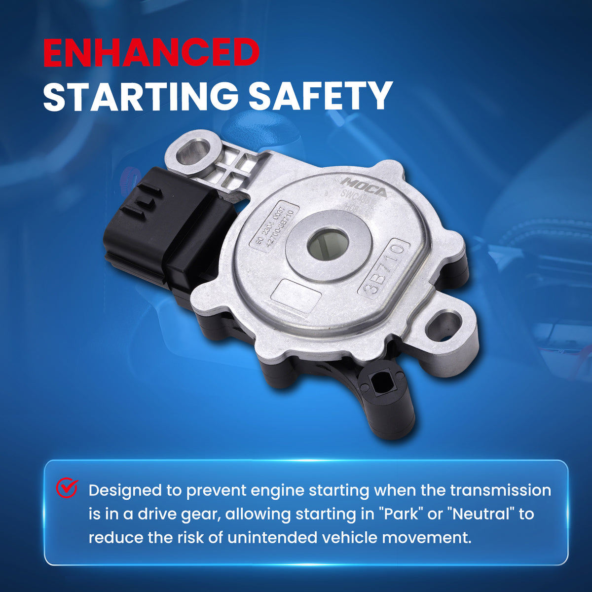 MOCA Neutral Safety Switch - SWC4881