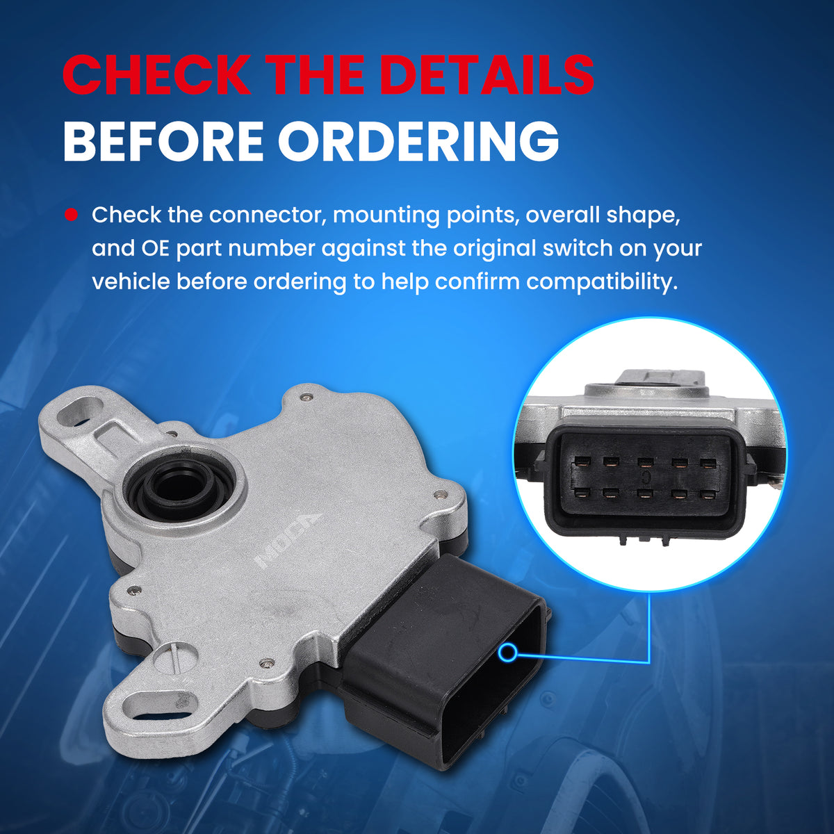 MOCA Neutral Safety Switch - SWC4888