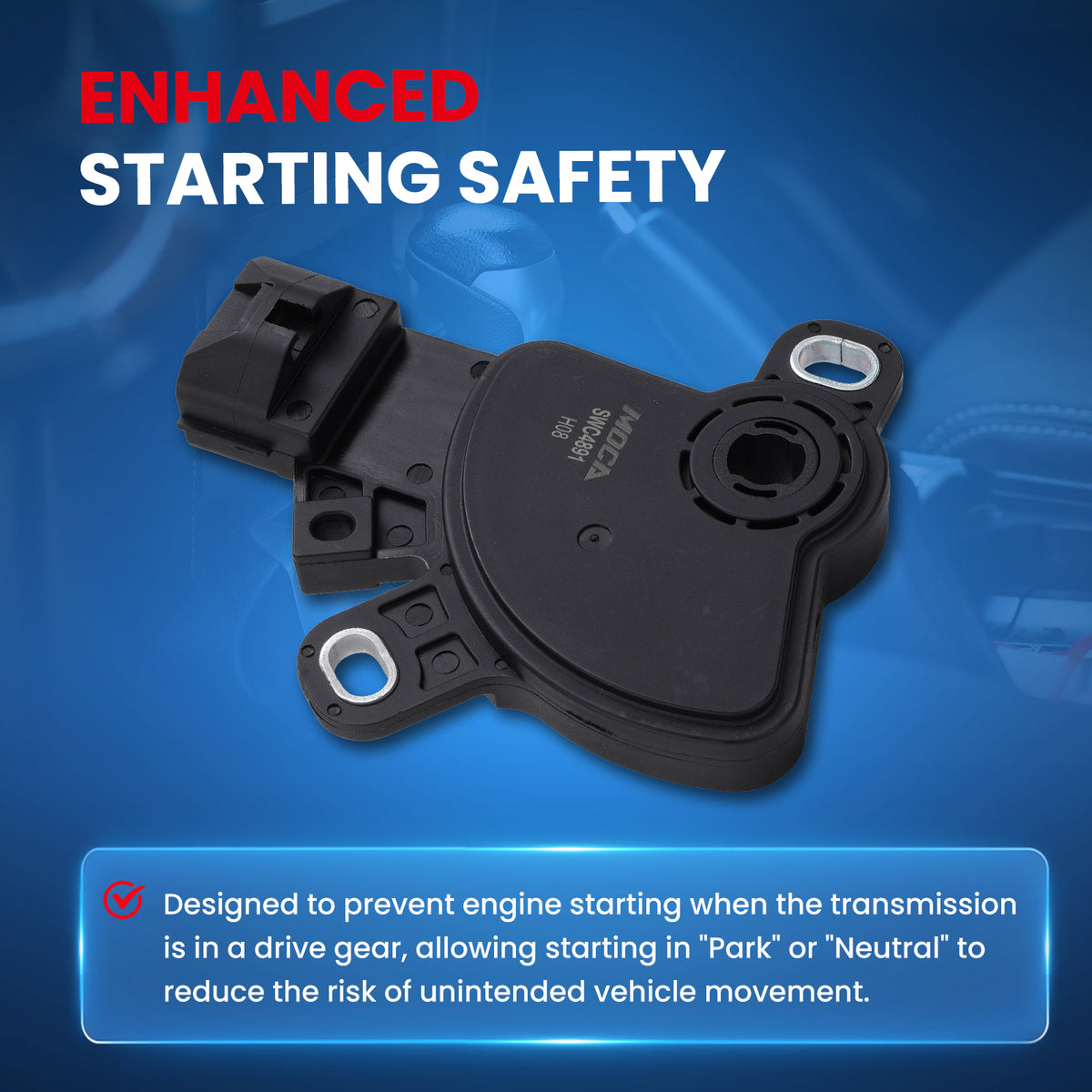 MOCA Neutral Safety Switch - SWC4891