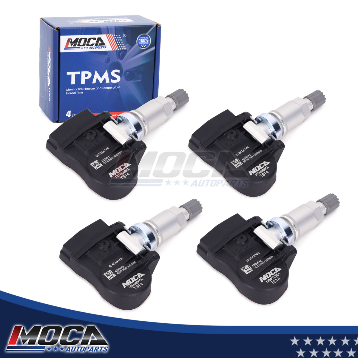 MOCA Tire Pressure Monitoring System TPMS Sensors - TS144