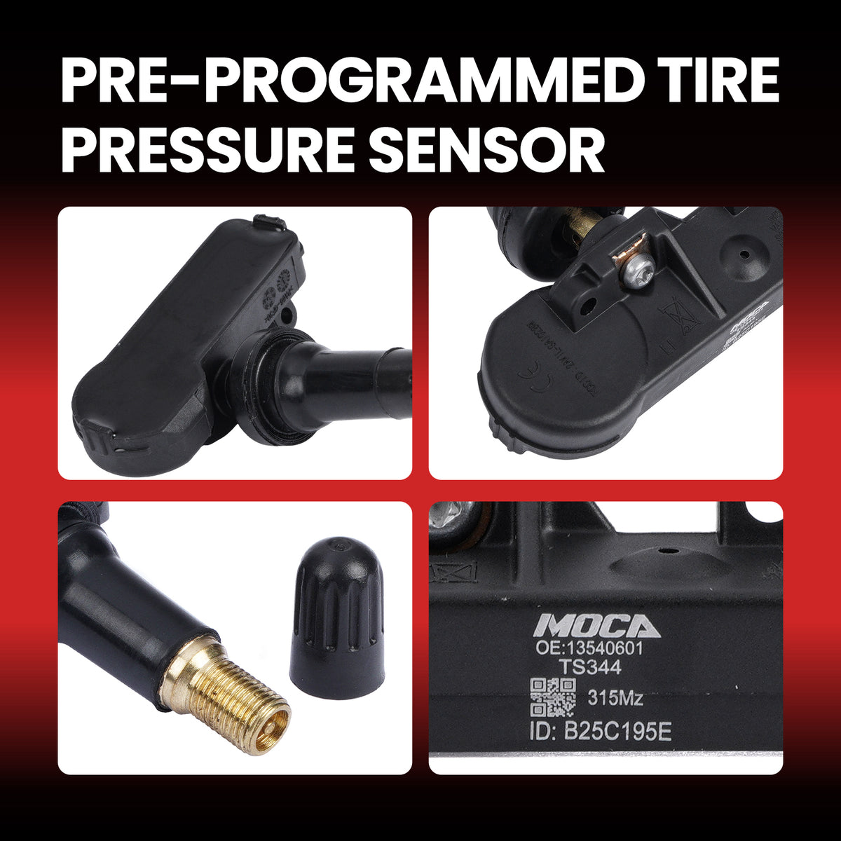 MOCA Tire Pressure Monitoring System TPMS Sensors - TS344