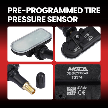 MOCA Tire Pressure Monitoring System TPMS Sensors - TS374