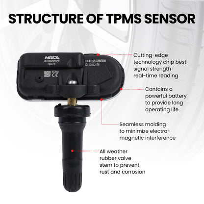 MOCA Tire Pressure Monitoring System TPMS Sensors - TS374