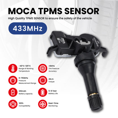 MOCA Tire Pressure Monitoring System TPMS Sensors - TS384