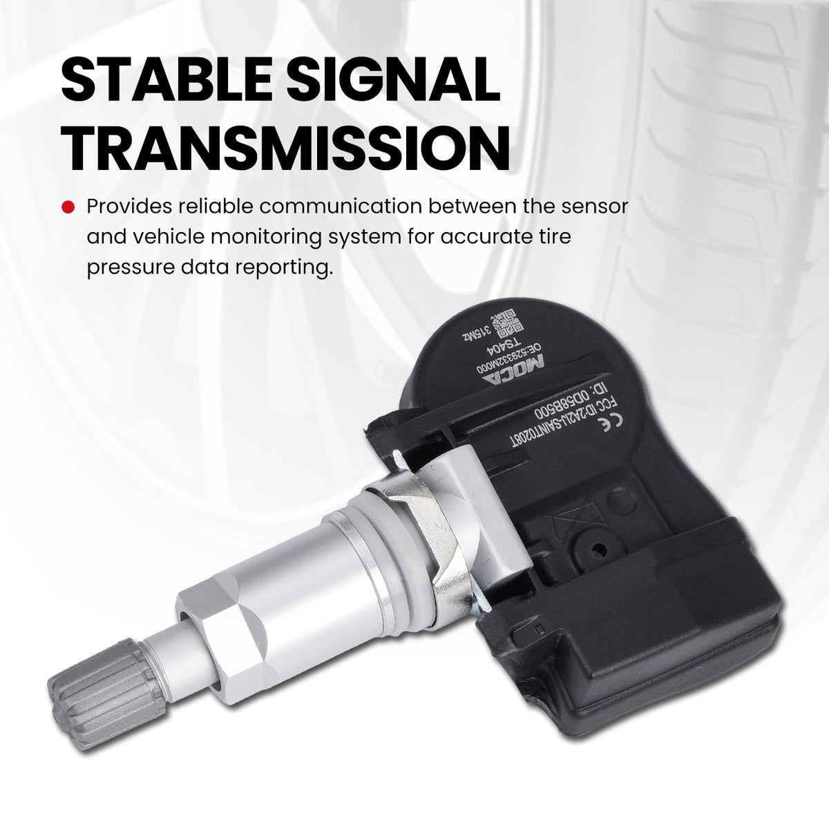 MOCA Tire Pressure Monitoring System TPMS Sensors - TS404
