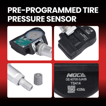 MOCA Tire Pressure Monitoring System TPMS Sensors - TS414