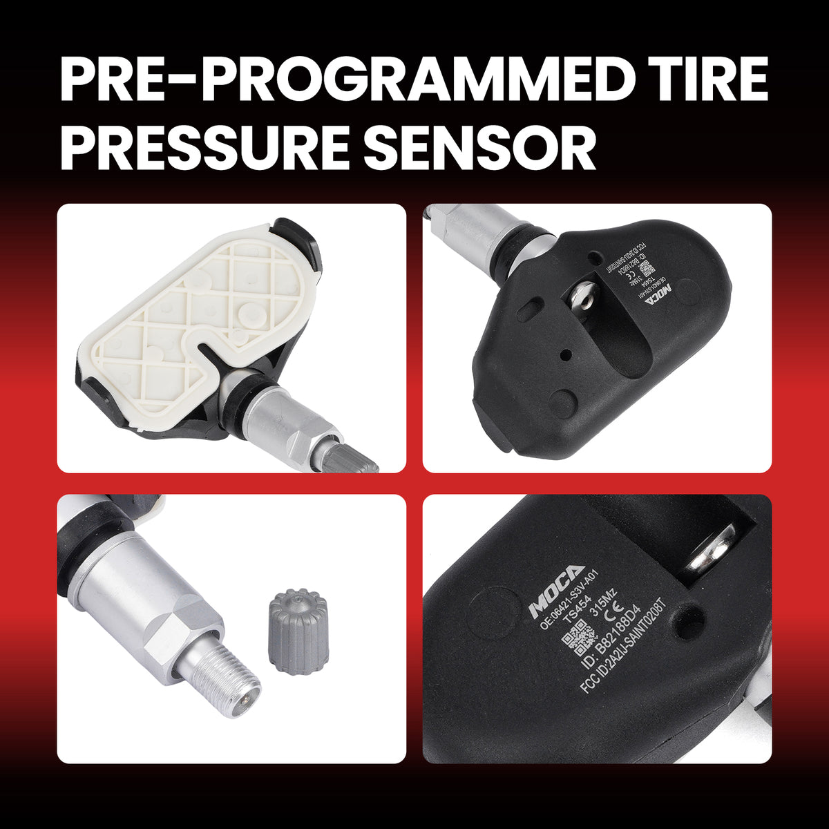 MOCA Tire Pressure Monitoring System TPMS Sensors - TS454