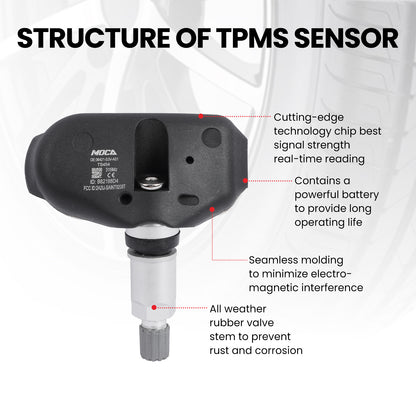 MOCA Tire Pressure Monitoring System TPMS Sensors - TS454