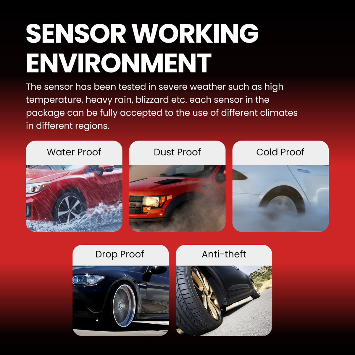 MOCA Tire Pressure Monitoring System TPMS Sensors - TS474