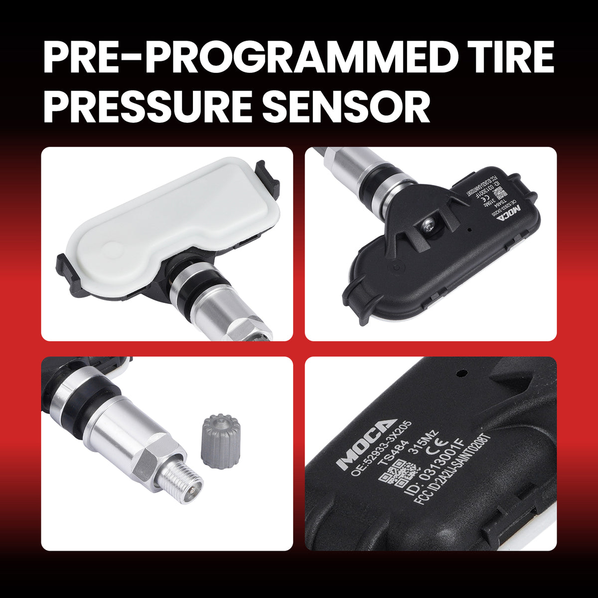 MOCA Tire Pressure Monitoring System TPMS Sensors - TS484