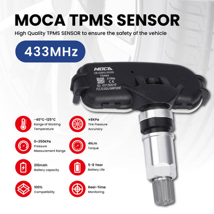 MOCA Tire Pressure Monitoring System TPMS Sensors - TS484