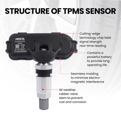 MOCA Tire Pressure Monitoring System TPMS Sensors - TS484