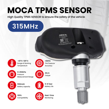 MOCA Tire Pressure Monitoring System TPMS Sensors - TS554